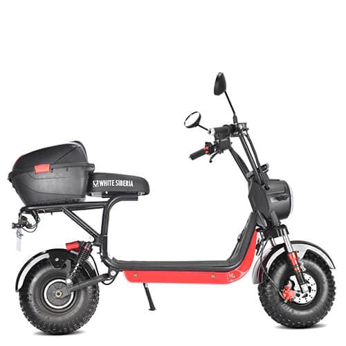 электроскутер WHITE SIBERIA MINI R 3.0 1200W. Фото 8