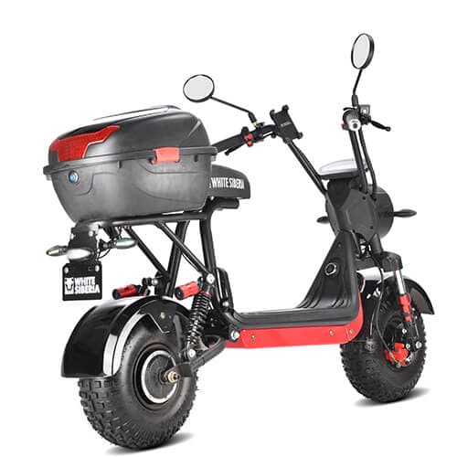 электроскутер WHITE SIBERIA MINI R 3.0 1200W. Фото 7