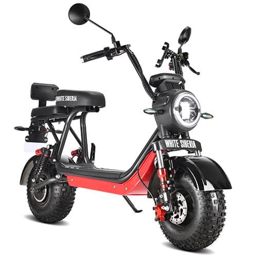 электроскутер WHITE SIBERIA MINI R 3.0 1200W. Фото 2