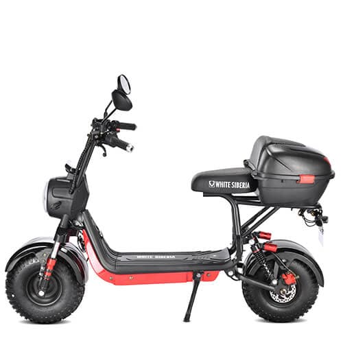 электроскутер WHITE SIBERIA MINI R 3.0 1200W. Фото 3