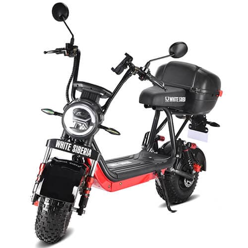 электроскутер WHITE SIBERIA MINI R 3.0 1200W. Фото 4