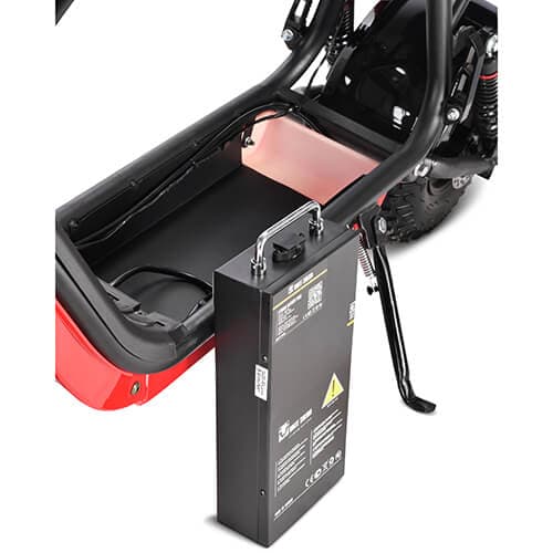 электроскутер WHITE SIBERIA MINI R 3.0 1200W. Фото 19