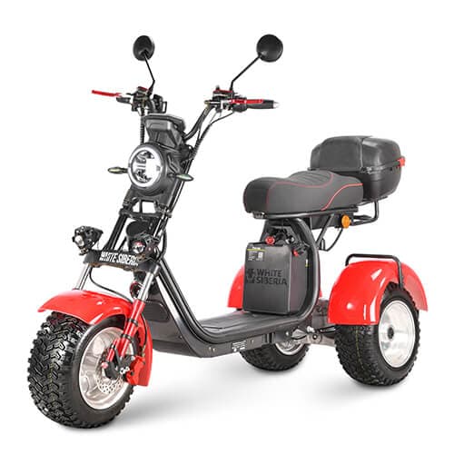 Электротрицикл WHITE SIBERIA IKRA 5000W. Фото 3