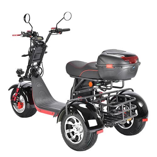 Электротрицикл WHITE SIBERIA PRO TRIKE 3000W. Фото 2