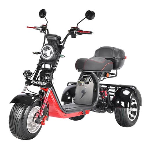 Электротрицикл WHITE SIBERIA PRO TRIKE 3000W